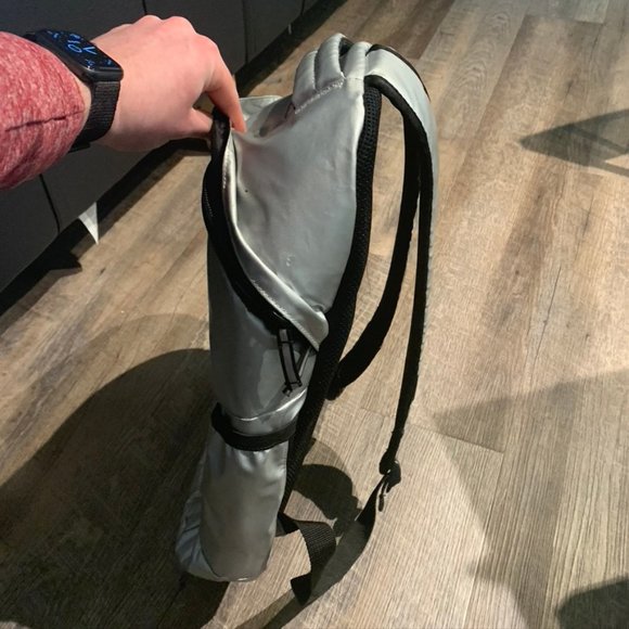 Nike Air Jordan Backpack Laptop Bookbag Metal Silv - Picture 5 of 7